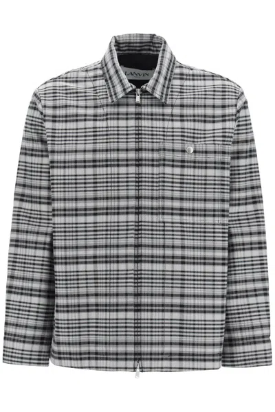 LANVIN TARTAN OVERSHIRT JACKET