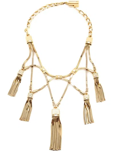 Lanvin Tassel Necklace In Gold