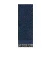 Lanvin Tassel Scarf In Blue