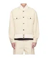 Lanvin Teddy Long-sleeved Casual Jacket In White