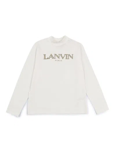 Lanvin Tee Shirt M/l In White