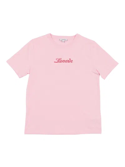 Lanvin Kids'  Tee Shirt In Pink