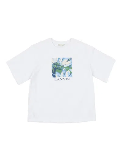 Lanvin Tee Shirt In White