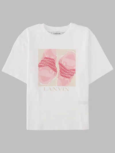 Lanvin Tee Shirt In White