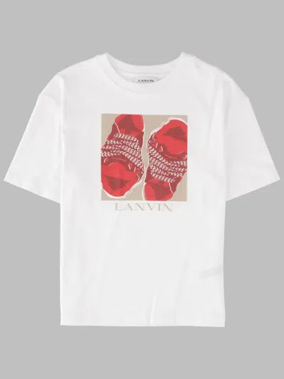 Lanvin Tee Shirt In White