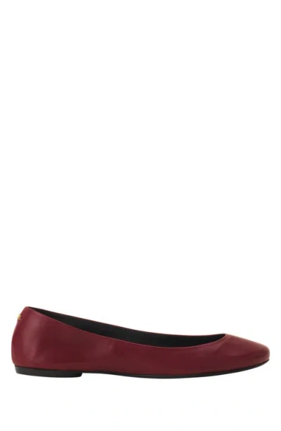 LANVIN LANVIN THE BALLERINA FLAT IN LEATHER