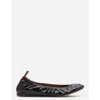 Lanvin Leather Ballerinas In Black
