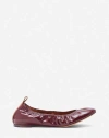 Lanvin Women's Ballerina In Burgundy