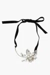 Lanvin Thread Necklace With Flower Shaped Pendant Embellished With