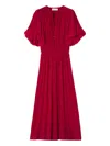 Lanvin Tie Detailing Dress In Red