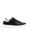 Lanvin Tie Low Upper Board Shoes In Black