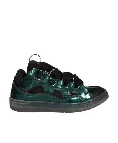 Lanvin Tie Low Upper Board Shoes In Black