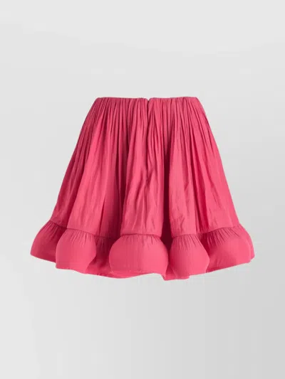 LANVIN TIERED RUFFLE GATHERED SKIRT