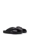 Lanvin Criss Cross Sandal In Black