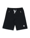Lanvin Babies'  Toddler Boy Shorts & Bermuda Shorts Black Size 4 Cotton, Elastane