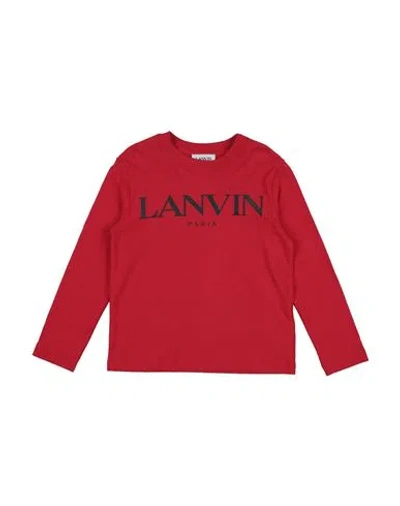 Lanvin Babies'  Toddler Boy T-shirt Red Size 5 Cotton