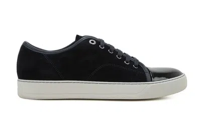 Pre-owned Lanvin Toe Cap Sneakers 男鞋 Men's Shoes 紳士靴 남성용 신발 Мужская Обувь メンズシューズ In Blue