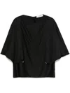 Lanvin Top In Black