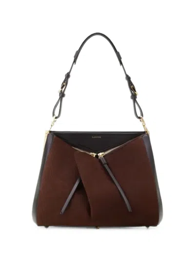 Lanvin Top Handle Bag In Leather In Brown