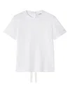 Lanvin Knot Detail T-shirt Clothing In White