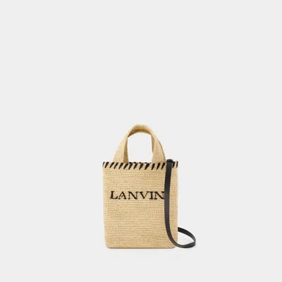 Lanvin Shopper Bag In Black
