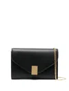 Lanvin Wrap Bag Concerto Chain In Black