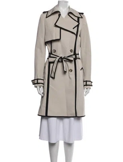 Pre-owned Lanvin Trench Coat In Grey