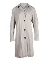 Lanvin Trench Coat In Beige Cotton In Beige