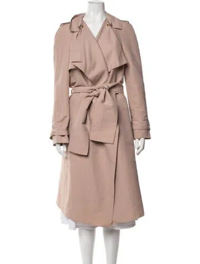Pre-owned Lanvin Trench Coat In Neutrals