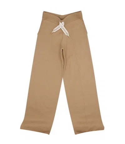 Lanvin Trousers Beige In Brown