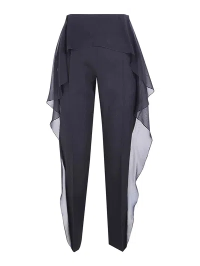 Lanvin Trousers In Blue