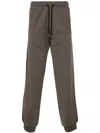 Lanvin Taupe Side Curb Sweatpants In Gray