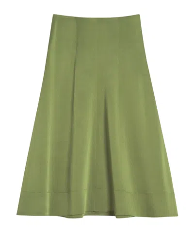 Lanvin Trumpet Mid-length Skirt In Green