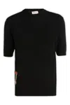 Lanvin Crew-neck Wool T-shirt Embroidered Print In 10