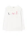 Lanvin T-shirt Con Logo In White