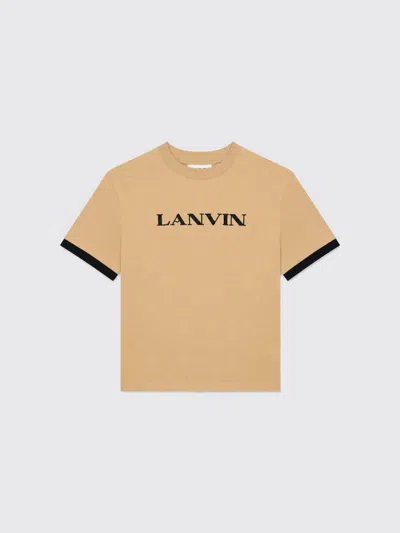 Lanvin T-shirt Kids Color Brown In Gray