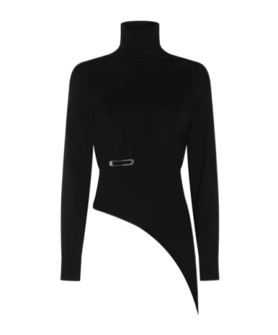 Lanvin Turtleneck Sweater In Black