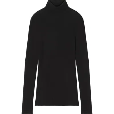 LANVIN LANVIN TURTLENECK SWEATER IN MERINO WOOL AND SILK