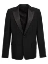 Lanvin Single-breasted Button-fastening Blazer In Black