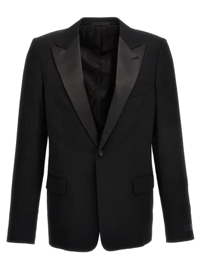 Lanvin Wool Tuxedo Jacket In Black