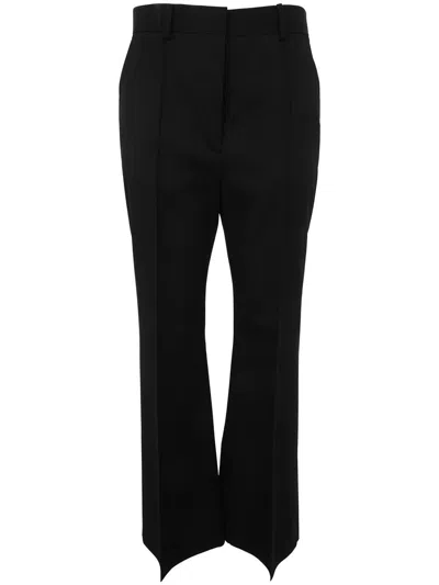 LANVIN LANVIN TUXEDO CIGARETTE TROUSERS CLOTHING