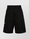 LANVIN TWILL WEAVE CREASE SHORTS WITH MULTIPLE POCKETS