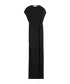 Lanvin Twist-detailing Midi Dress In Black