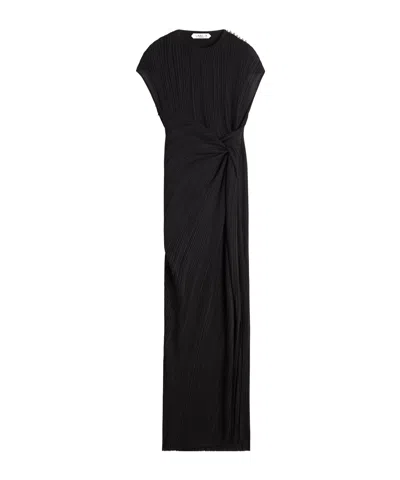 LANVIN LANVIN ASYMMETRICAL PLEATED DRESS