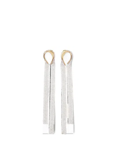 Lanvin Twist Drop Earrings In Metallic