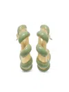 Lanvin Twist Hoop Earrings In 金色