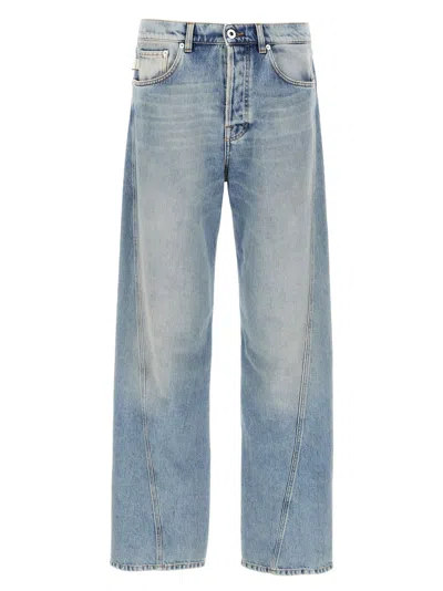 LANVIN TWISTED HEM JEANS