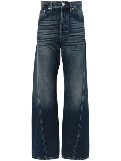 Lanvin Blue Twisted Leg Jeans