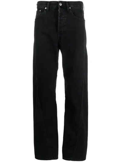 Lanvin Navy Blue Mid Rise Jeans