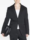 Lanvin Two-button Notched-lapel Jacket In Black